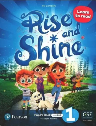 Rise and Shine Pre A1, Level 1, Learn to read, Pupil's Book and eBook with Digital Activities on the Pearson English Portal