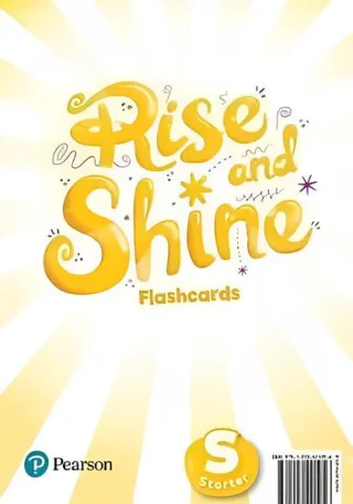 Rise and Shine Pre A1, Starter, Flashcards