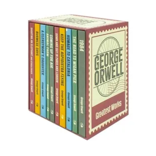 The Greatest Works Of George Orwell 10 Books Hardback Collection: (1984, Animal Farm, The Road To Wigan Pier, Homage To Catalonia, Keep The Aspidistra Flying, Down And Out In Paris And London)