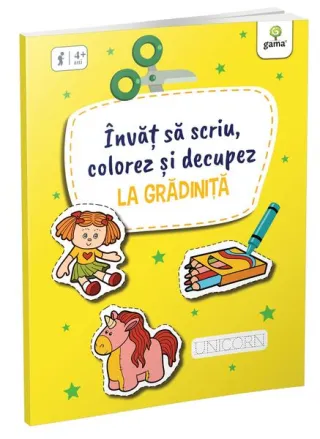 Învăț să scriu, colorez și decupez la Grădiniță