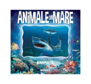 Carte cu imagini animate - Animale din mare