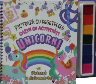 Unicorni. Pictează cu degetele