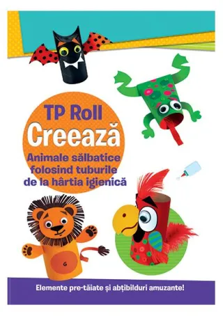 Creează animale sălbatice folosind tuburile de la hârtia igienică