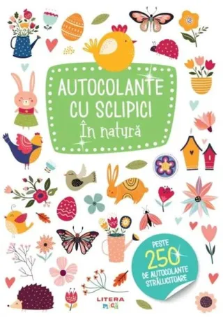 Autocolante cu sclipici. În natură