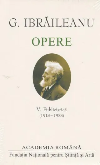 G. Ibrăileanu. Opere (Vol. V)
