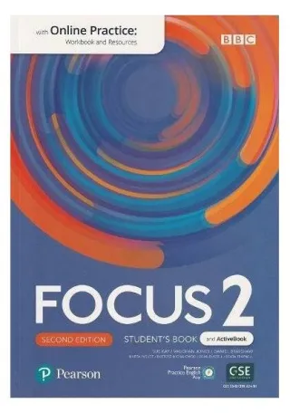 Focus 2 Student's Book and ActiveBook with Online Practice, 2nd edition (B1)