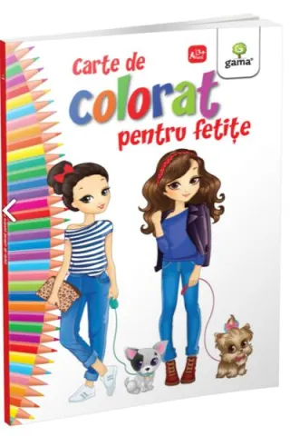 Carte de colorat pentru fetițe