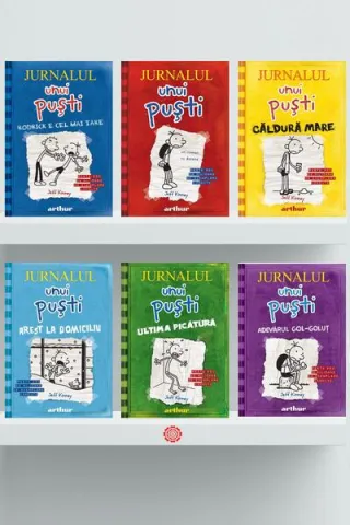 Pachet Seria Jurnalul unui puști (vol.1,2,3,4,5,6)