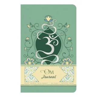 Om Hardcover Ruled Journal