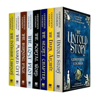 The Invisible Library Series 8 Books Collection Set by Genevieve Cogman (Invisible Library, Masked City, Burning Page, Lost Plot, Mortal Word, Secret Chapter & More)