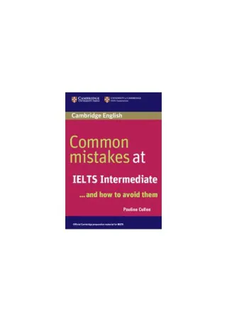 Common Mistakes at IELTS Intermediate