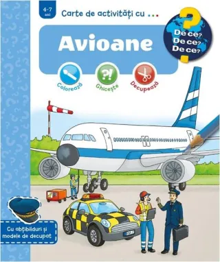 Carte de activități cu... Avioane