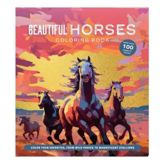 Beautiful Horses Coloring Book