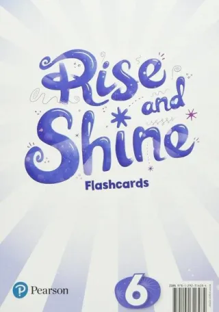 Rise and Shine A2+, Level 6, Flashcards