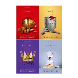 Crave Series 4 Books Collection Set By Tracy Wolff (Covet, Court, Charm & Cherish)