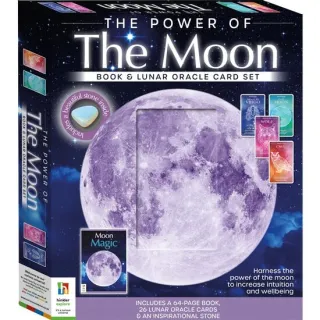 Power Of The Moon-Book & Lunar Oracle Card Set
