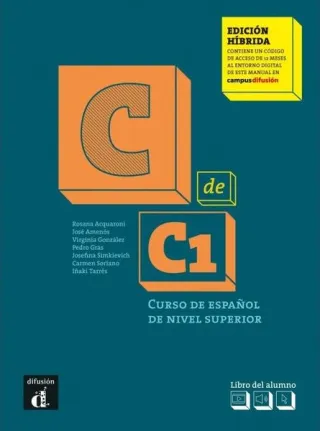 C de C1, Edición híbrida: Libro del alumno (C1) + MP3 descargable