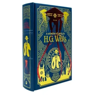 H. G. Wells - A Collection of Works (Deluxe Leatherbound Book)