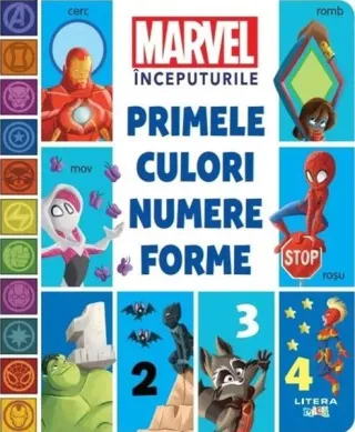 Marvel Începuturile. Primele culori, numere, forme
